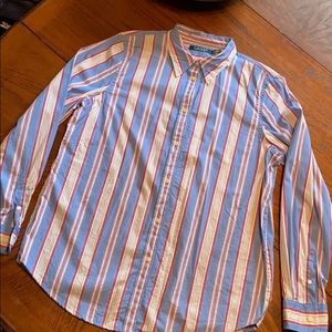 Lauren Ralph Lauren Multi-colored button down top.